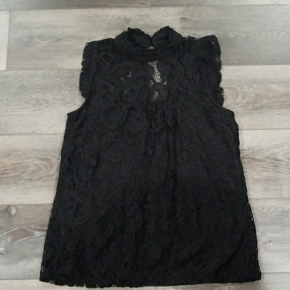 Heart Soul | Black Lace Blouse